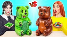 چالش غذایی | چالش غذا خوری | چالش خوردن | چالش شکلات خرسی | چالش سرگرمی بانوان