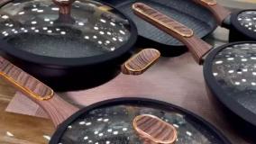 سرویس قابلمه ۲۴پارچه گرانیتی وارداتی  Made in italy  با کفه اینداکشن