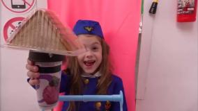 برنامه کودک دخترانه ایوا و مامان | ایوا و خلبان هواپیما | برنامه کودک دخترانه