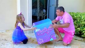 ناستیا و استیسی.ناستیا شو ناستیا و بابایی برنامه کودک ناستیا.ناستیا استیسی جدید