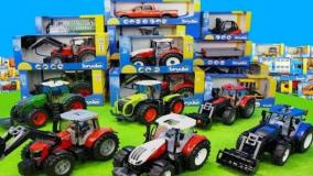 ماشین بازی برای کودکان/اسباب بازی/قسمت 58/تراکتورهای جدید/ماشین های ساختمانی