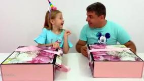 برنامه کودک ناستیا و استیسی جدید | ناستیا و استیسی چالش غذایی شکلات واقعی؟