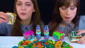 چالش فود اسمر با دو خواهر