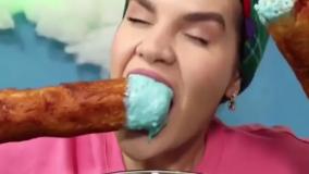 سوگند فود آسمر _موکبانگ ایرانی. چالش فود. غذا خوری. موکبانگ چالشی