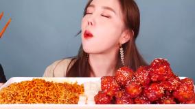 چالش فود اسمر.مرغ و نودل