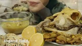 سوگند فود موکبانگ غذا خوشمزه کله پاچه | چالش فود اسمر ایرانی