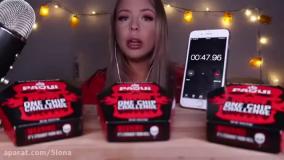 چالش فود اسمر:خوردن تند ترین چیپس جهان@_@