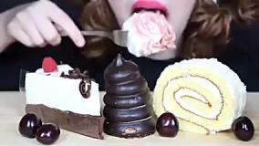 چالش فود اسمر کیک خامه ای