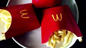 جعبه سیب زمینی سرخ کرده مک دونالد | جعبه سوخاری با چاپ اختصاصی