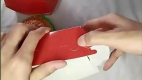 خرید عمده جعبه همبرگر سفره‌ای | جعبه برگر قفلی