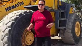 کوماتسو در ایران با بازرگانی بلوچ