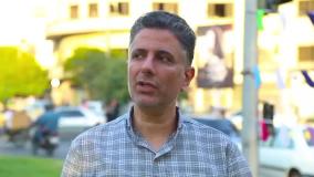 نام جاوید فردوسی با هنر بوم و قلم در میدان فردوسی - زینب موسوی