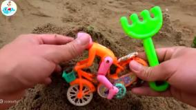 ماشین اسباب بازی کودکانه :: کارتون ماشین بازی :: ماشین های رنگی :: ماشین کودکانه