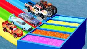 ماشین بازی کودکانه - کارتون اسباب بازی ماشین ها ، ماشین پلیس ، کارتون ماشین