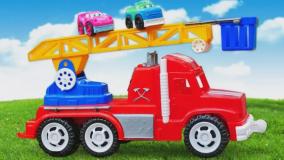 ماشین بازی کودکانه - کامیون اسباب بازی نردبانی