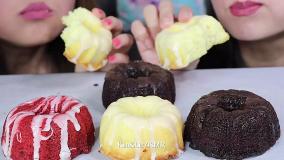 چالش فود اسمر | خوردن بستني شكلاتي و كيك و كاكائو