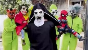 مردعنکبوتی نبرد و اسپایدرمن مبارزه راهبه وحشت spiderman