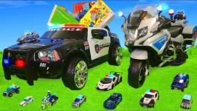 کارتون ماشین بازی کودکانه ، ماشین بازی جدید ، ماشین ها اسباب بازی ماشین پلیس