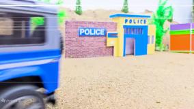 کارتون ماشین بازی اسباب بازی ، ماشین بازی کودکانه، سرگرمی کودک ، ماشین طولانی