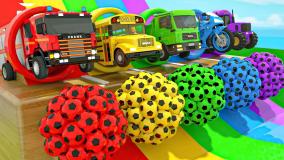 کارتون ماشین بازی ، ماشین بازی کودکانه ، برنامه کودک ماشین ها ، ماشین های رنگی