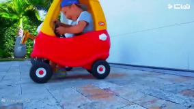 ماشین بازی جدید کودکانه با سنیا و 1 میلیون توپ رنگی داخل آپارتمان