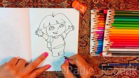 قصه صوتی کودکانه به همراه نقاشی دورا جستجوگر