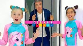 ناستیا و چالش کار تیمی در مدرسه! _ برنامه کودک ناستیا و بابایی _ ناستیا شو