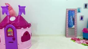 ناستیا و بابایی :: تزیین ماشین با رنگ صورتی :: برنامه کودک سرگرمی