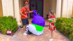 ناستیا و استیسی ناستیا شو ناستیا و بابایی برنامه کودک ناستیا.ناستیا استیسی جدید