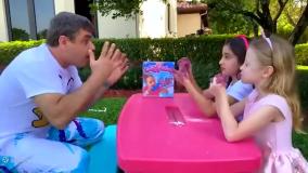 ناستیا و استیسی.ناستیا شو ناستیا و بابایی برنامه کودک ناستیا.ناستیا استیسی جدید