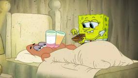 انیمیشن باب اسفنجی شلوار مکعبی مرد شنی