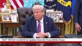 پنهان‌کاری خبرساز ترامپ وسط کنفرانس خبری در کاخ سفید؛ رئیس جمهور آمریکا چه چیزی را مخفی می‌کند؟