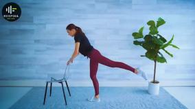 تمرین 10 دقیقه‌ای تقویت عضلات پا بدون فشار به زانوها