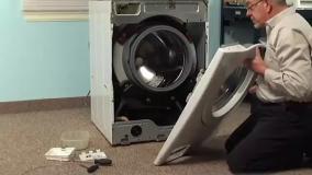 آموزش تعویض پمپ تخلیه ماشین لباسشویی