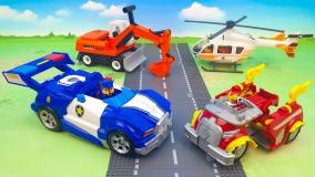 ماشین بازی کودکانه - ماشین آتش نشانی، پلیس، آمبولانس - اسباب بازی لگو