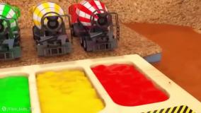 ماشین اسباب بازی کودکانه - ماشین اسباب بازی - بازی با توپ های رنگی