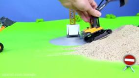 ماشین بازی کودکانه : جرثقیل - کامیون - بیل مکانیکی - لودر