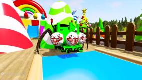 ماشین بازی کودکانه || ماشین پلیس _ مک کویین _ قطار _ کامیون