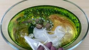 اسلایم بازی کودکانه / آموزش ساخت اسلایم / اسلایم لوله ای / اسلایم براق