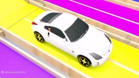 ماشین بازی کودکانه || ماشین بازی جدید || همه ماشین های رنگی پلیس ‌||