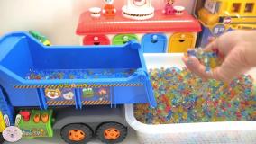 ماشین بازی کودکانه _ تخلیه بار ماشین _ ماشین اسباب بازی - ماشین بازی