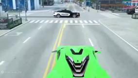 کارتون ماشین های قهرمان شهر : ماشین بازی کودکانه : کمک ماشین پلیس بزرگ