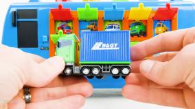 کارتون اتوبوس های رنگی - مسابقه اتوبوس های رنگی - ماشین بازی کودکانه