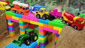 ماشین بازی - اسباب بازی کودکانه - کامیون/پل سازی/لودر/ماشین آتش نشانی