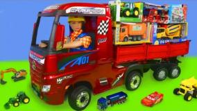 ماشین بازی کودکانه : سورپرایز اسباب بازی های کامیون