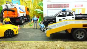 کارتون ماشین بازی کودکانه ، ماشین بازی جدید ، ماشین ها اسباب بازی ماشین پلیس