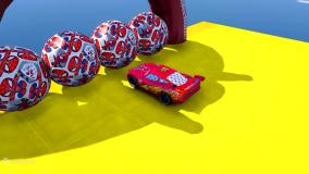 ماشین بازی کودکانه ، مسابقه ماشین ها و مرد عنکبوتی و هالک ، اسباب بازی ، سرگرمی