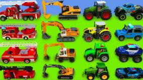 ماشین بازی کودکانه : بیل مکانیکی،کمپرسی،تراکتور،ماشین پلیس،کامیون آتش نشانی