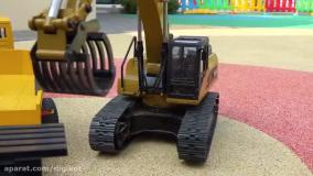 ماشین بازی/اسباب بازی کودکانه/حمل و نقل ماشین ها/کامیون/جرثقیل/تریلی/سواری