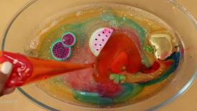 آموزش ساخت اسلایم - اسلایم بازی کودکانه - اسلایم لوله ای - اسلایم بازی جدید